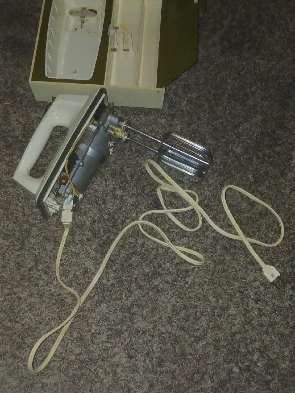 Vintage Sears Solid State Wall Hung Hand Mixer- Tested Works